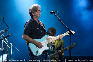 During the Eric Clapton concert